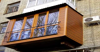 Внешняя отделка балкона Дзержинский цена от 1032 руб. м/2.