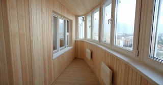 Внутренняя отделка лоджии Дзержинский, цена от 207 руб. м2